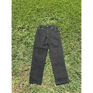 Vintage Rocky Mountain Jeans Womens 29 / 9 Black 90's High Rise Western Bareback